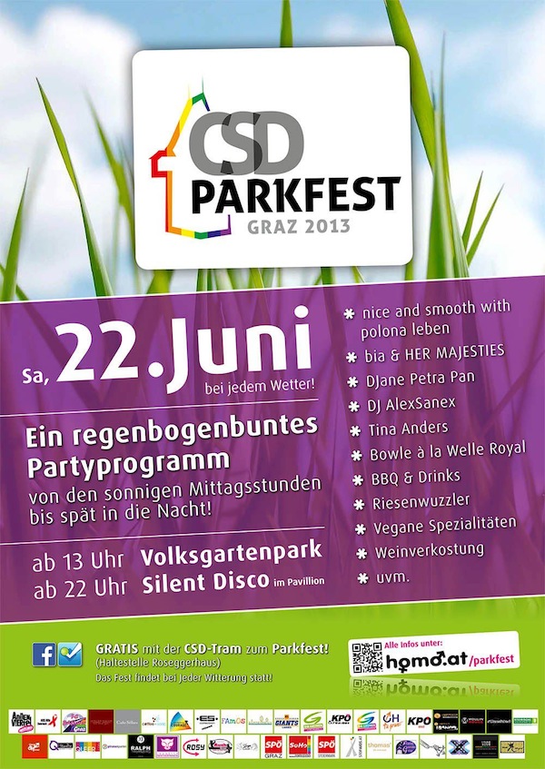 CSD Parkfest Graz 2013