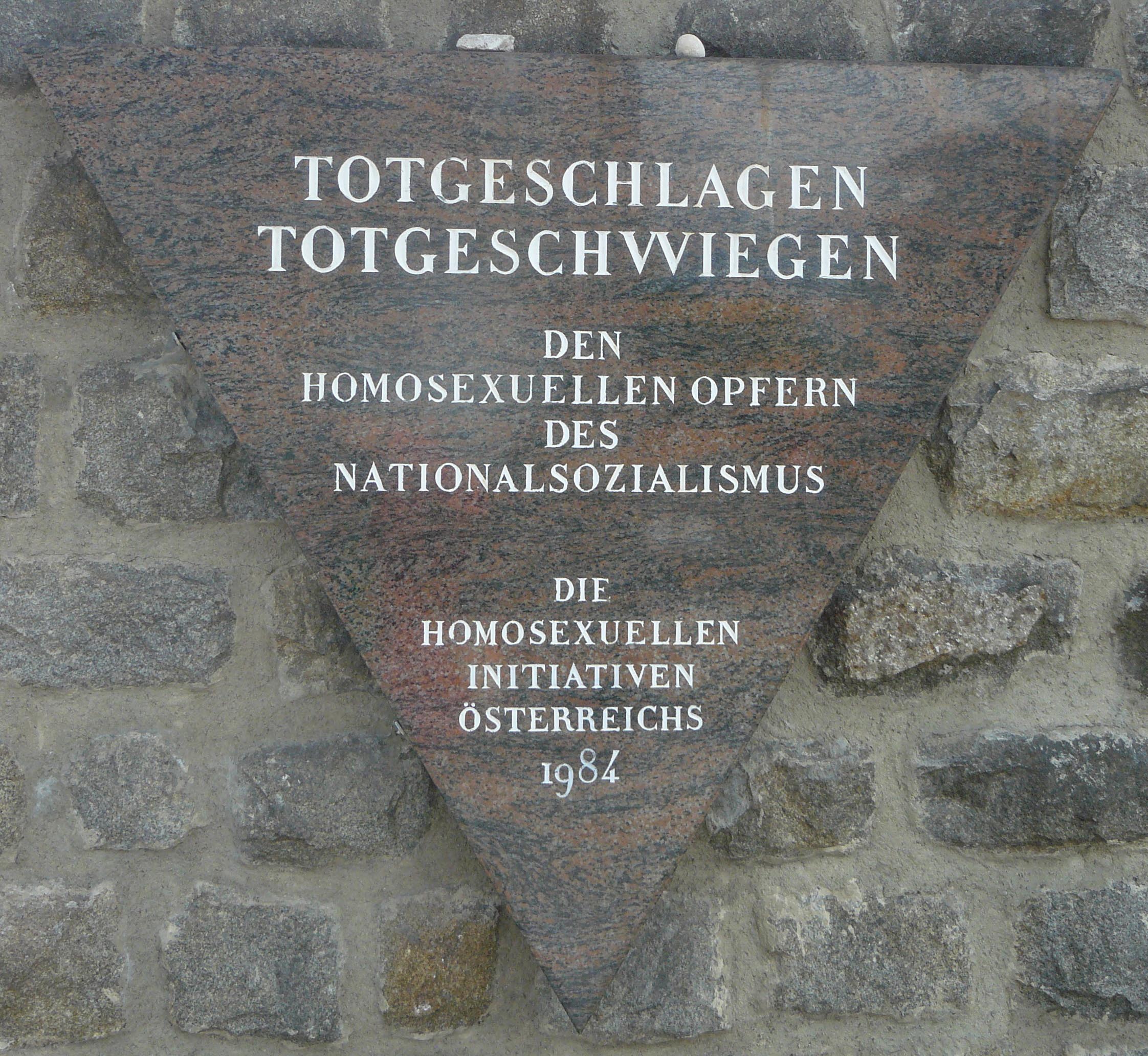 Gedenktafel KZ Mauthausen