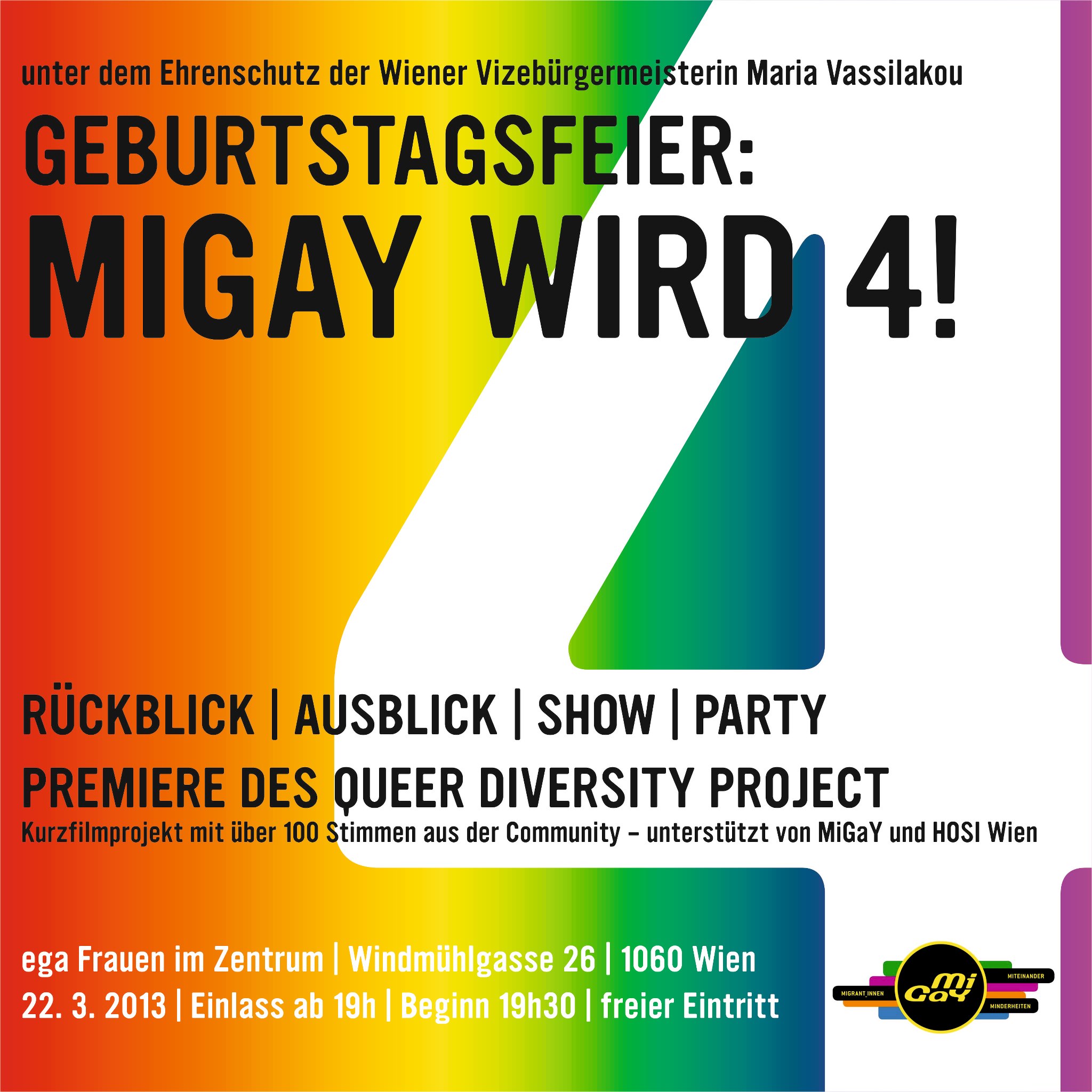 Queer Diversity Project - MiGaY-Feier